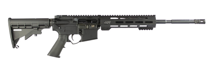 Alex Pro Firearms Alpha Rifle 16" BBL M4 Stock MLOK Black 300 Blackout